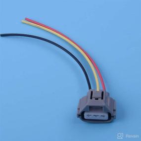 img 1 attached to 🔌 High-Quality 3-Way 3-Pin Turn Light Signal Harness Cable Connector for Toyota Scion Lexus Acura Honda Nissan Infiniti by Beler