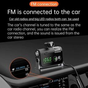 img 3 attached to WYYHAA Bluetooth Transmitter Microphones Wireless Car Electronics & Accessories