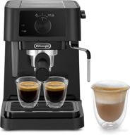 🖤 de'longhi stilosa ec230.bk: classic barista pump espresso machine for authentic espresso and cappuccino - black logo