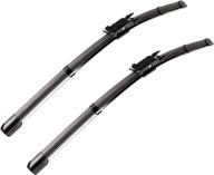 🚗 volvo v70 xc70 xc90 s80 s60 wiper blades - factory fit oe replacement - set of 2 - 22" / 24" - pinch tab logo