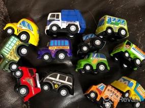 img 6 attached to 12-Pack Pull Back Car Toy Set For Boys - Perfect For Toddlers, Parties, And Playtime!
