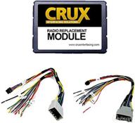 🚗 enhance your car audio with crux soocr-26 - chrysler/dodge/jeep radio replacement interface, black logo