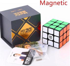 img 1 attached to Enhance Your Speedcubing With The Magnetic MoYu WeiLong GTS2 M 3X3 Cube In Black
