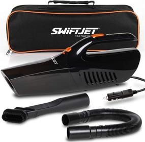 img 4 attached to 🚗 SwiftJet Car Vacuum Cleaner: Compact and Powerful Automotive Cleaning Equipment for Men and Women Detailing