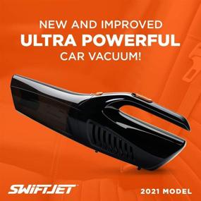 img 2 attached to 🚗 SwiftJet Car Vacuum Cleaner: Compact and Powerful Automotive Cleaning Equipment for Men and Women Detailing