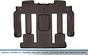 img 3 attached to SMARTLINER Traverse Enclave Acadia Outlook Interior Accessories in Floor Mats & Cargo Liners