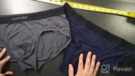 img 1 attached to 3-Pack COLORFULLEAF Mens Bamboo Rayon Underwear Briefs - Soft, Tagless & No Fly Pouch! review by James Cowan