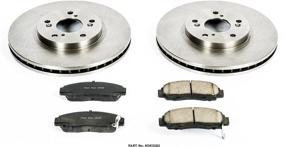 img 2 attached to 🔍 Enhanced SEO: Power Stop KOE2292 Autospecialty Front Replacement Brake Kit with OE Brake Rotors and Ceramic Brake Pads