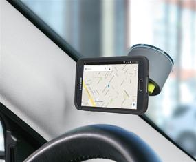 img 1 attached to Logitech One-Touch Smartphone Windshield/Dashboard Car Mount PlusDrive