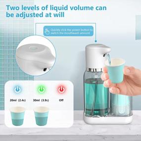 img 1 attached to Convenient And Hygienic: Luvan Automatic Mouthwash Dispenser With Infrared Sensor And Rechargeable Pump