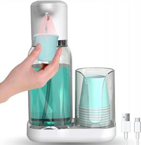 img 4 attached to Convenient And Hygienic: Luvan Automatic Mouthwash Dispenser With Infrared Sensor And Rechargeable Pump