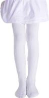 monvecle cotton stockings stretch footed girls' clothing : socks & tights логотип