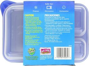 img 2 attached to 📦 2-Pack of Ziploc Divided Rectangle Containers