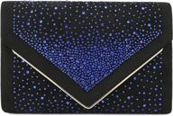charming tailor envelope rhinestone evening women's handbags & wallets: clutches & evening bags collection логотип