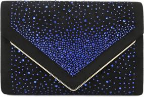 img 4 attached to Charming Tailor Envelope Rhinestone Evening Women's Handbags & Wallets: Clutches & Evening Bags Collection