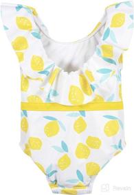 img 3 attached to Gerber One Piece Swimsuit Yellow Months Apparel & Accessories Baby Boys ~ Clothing
