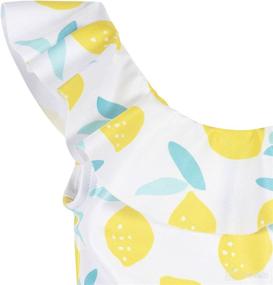 img 1 attached to Gerber One Piece Swimsuit Yellow Months Apparel & Accessories Baby Boys ~ Clothing