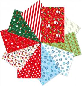 img 3 attached to 🎄 FEPITO 60 Sheets Christmas Pattern Paper Set, 14 x 21cm for Card Making Scrapbook Decoration, 10 Unique Designs - Optimize Your Search