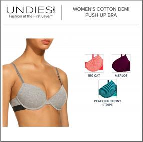 img 2 attached to Women'S 3-Pack Convertible Demi Push-Up Bra, Multicolor | Undies.Com
