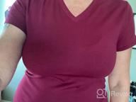 img 1 attached to Women'S Short Sleeve V Neck T Shirt - Junior & Plus Sizes By Emmalise review by Justin Puranik