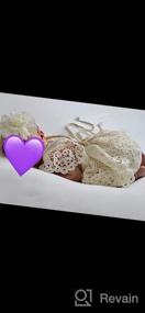 img 8 attached to Newborn Baby Girl Outfit Set: Lace Embroidery Halter Backless Jumpsuit Romper Bodysuit Sunsuit