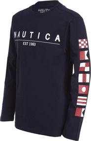 img 1 attached to Nautica Little Sleeve Graphic Print Boys' Clothing at Tops, Tees & Shirts