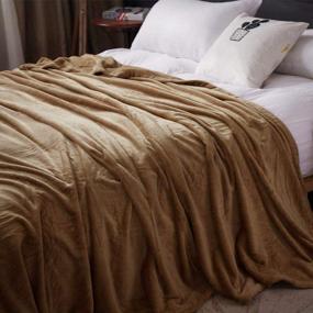 img 4 attached to Cozy Up With Our Versatile 300 GSM Fleece Blanket: Perfect For Every Season!