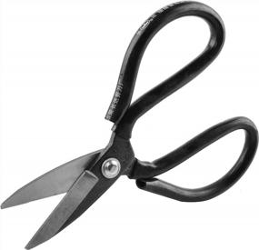 img 2 attached to Upholstery Shears | EZthings® Super Sharp Scissors For Arts And Crafts Fabric Materials Cutting