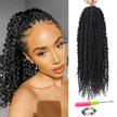 8 packs of 18 inch passion twist crochet hair for women - get the perfect synthetic braiding with pretwisted curly hair passion twists in #2 shade logo