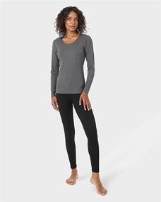 img 3 attached to 32 DEGREES Thermal Midweight Baselayer Women's Clothing and Lingerie, Sleep & Lounge