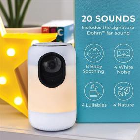 img 2 attached to 👶 Ohma Smart Baby WiFi Monitor: White Noise, Night Light, Temperature & Humidity Sensor, Wireless Talk & Listen, App & WiFi Enabled Video Camera - Essential Baby Registry Must-Have!