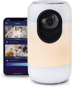 img 4 attached to 👶 Ohma Smart Baby WiFi Monitor: White Noise, Night Light, Temperature & Humidity Sensor, Wireless Talk & Listen, App & WiFi Enabled Video Camera - Essential Baby Registry Must-Have!