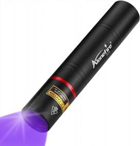 img 4 attached to Alonefire SV16 5W USB Rechargeable Ultraviolet Black Light Flashlight 365Nm Mini Stain Detector For Minerals, Money & Pet Urine With Built-In High Capacity Battery And Power Outlet