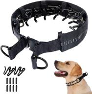 🐶 adjustable reflective dog collar with quick release buckle for small, medium, and large dogs that pull - ideal for walking and training logo