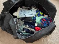 картинка 1 прикреплена к отзыву REDCAMP 60/75/96L Extra Large Duffle Bag Lightweight, 22/25/31" Water Repellency Travel Duffle Bag Foldable For Men Women, Black/Blue/Red от Alan Lewis