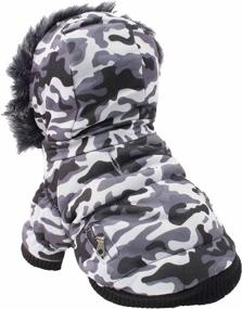 img 1 attached to 🐶 Stay Stylish & Warm this Winter with the Pet Life Classic Metallic Dog Coat - Featuring 3M Thinsulate Insulation and Removable Fur Hood for Small, Medium, and Large Dogs