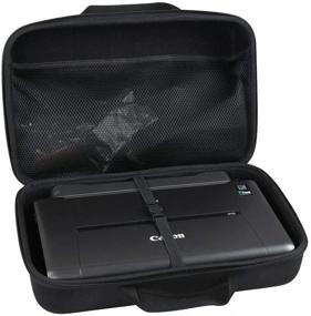 img 4 attached to 🧳 Sturdy Hermitshell Hard Travel Case for Canon PIXMA TR150/iP110 – Perfect Protection with Battery Compatibility