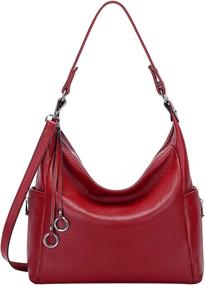 img 4 attached to OVER EARTH Crossbody O148E Black Women's Handbags & Wallets : Hobo Bags