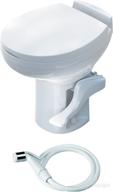 🚽 thetford 1223.1308 aqua-magic residence rv toilet - water saver, high profile, white (42173) логотип