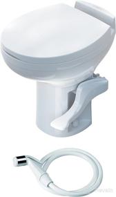 img 3 attached to 🚽 Thetford 1223.1308 Aqua-Magic Residence RV Toilet - Water Saver, High Profile, White (42173)