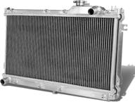 🚗 dna motoring ra-mm90-2: high-performance 2-row aluminum radiator for 90-98 mazda miata mx-5 mt логотип