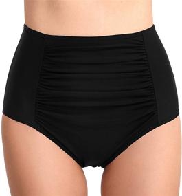img 4 attached to 👙 T1FE 1SFE Waisted Tankinis - Coverage for Women's Clothing at Swimsuits & Cover Ups