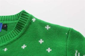 img 1 attached to Camii Mia Reindeer Snowflake Christmas Boys' Clothing - Sweaters
