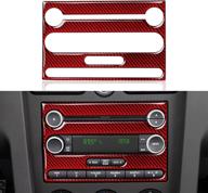 🚗 enhance your ford mustang gt 2005-2009: carbon fiber cd panel sticker decal for interior trim and center console - s197 accessories логотип