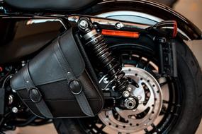 img 2 attached to 🏍️ Dowco Willie & Max Black Jack Swingarm Bag - Stylish and Practical Storage Solution for Sportster Motorcycles