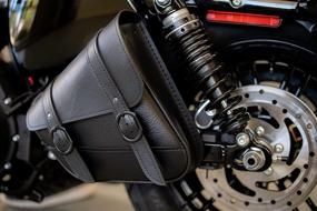 img 1 attached to 🏍️ Dowco Willie & Max Black Jack Swingarm Bag - Stylish and Practical Storage Solution for Sportster Motorcycles