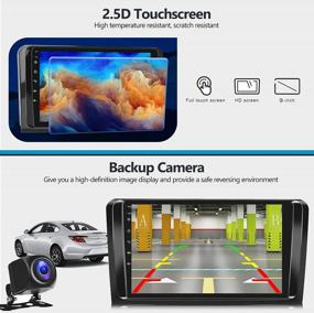 img 1 attached to Обновите свой Mercedes Benz с помощью беспроводной Carplay и навигации - Android Car Stereo для ML GL ML350 GL320 X164 2005-2011 с 9-дюймовым сенсорным экраном, WiFi, Bluetooth, USB и резервной камерой