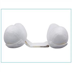 img 3 attached to Banana-Shaped Inchant Adjustable Travel Pillow With Neck Support For Toddlers In White - Ideal Headrest For Car Seats And Pushchairs