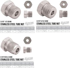 img 1 attached to 4LIFETIMELINES Stainless Replacement Fittings Thickness