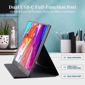 img 1 attached to KYY Portable Monitor 15.6 Inch | External 1920X1080P 60Hz | Built-in Speakers | K3-1 IPS - Review & Specs